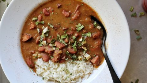 Stove Top Red Beans and Rice (My Way) - A Feast For The Eyes