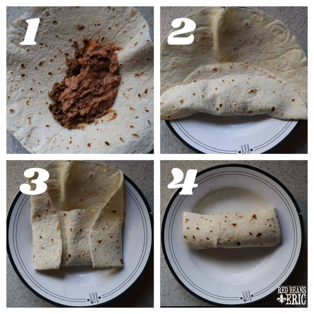 Enchirito Recipe inspired by Taco Bell Red Beans and Eric